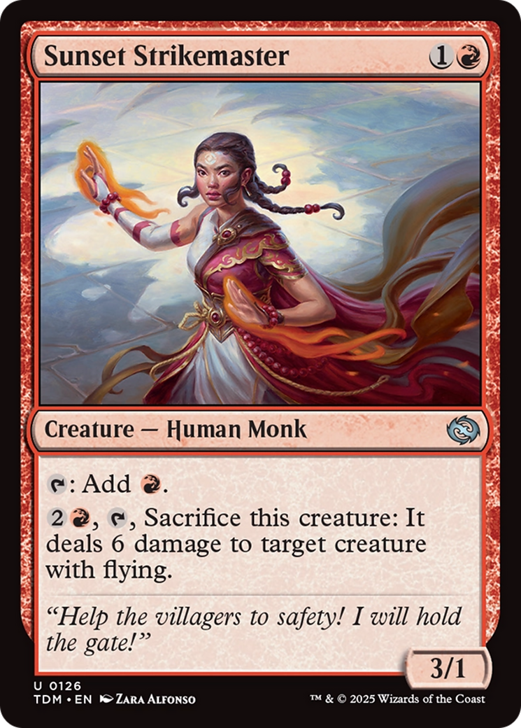 Sunset Strikemaster [Tarkir: Dragonstorm] | Tacoma Games