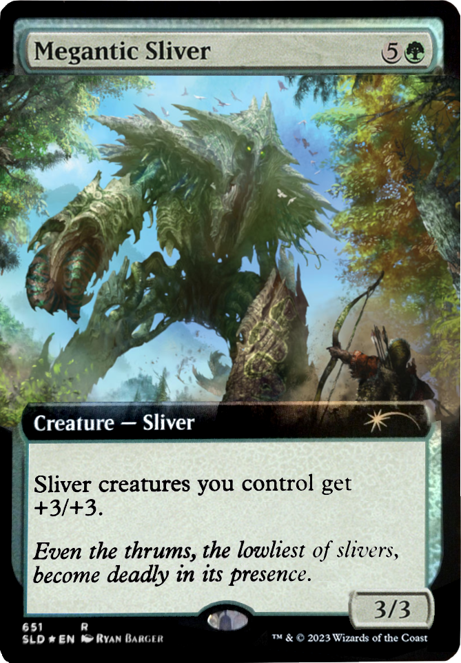 Megantic Sliver (Extended Art) [Secret Lair Drop Promos] | Tacoma Games