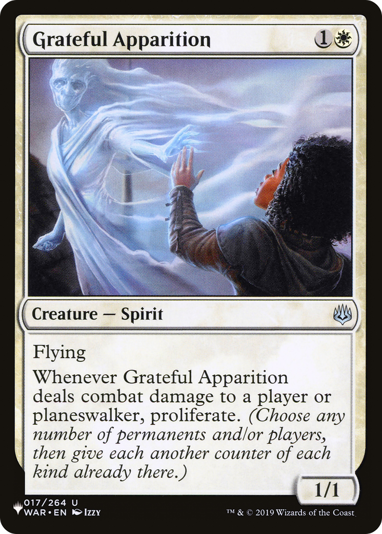 Grateful Apparition [The List Reprints] | Tacoma Games