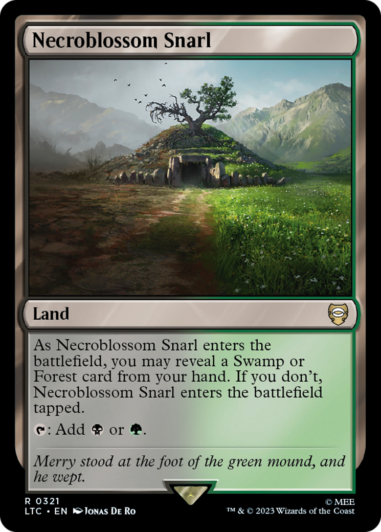 Necroblossom Snarl [The Lord of the Rings: Tales of Middle-Earth Commander] | Tacoma Games