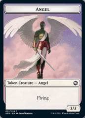 Wolf // Angel Double-Sided Token [Dungeons & Dragons: Adventures in the Forgotten Realms Tokens] | Tacoma Games