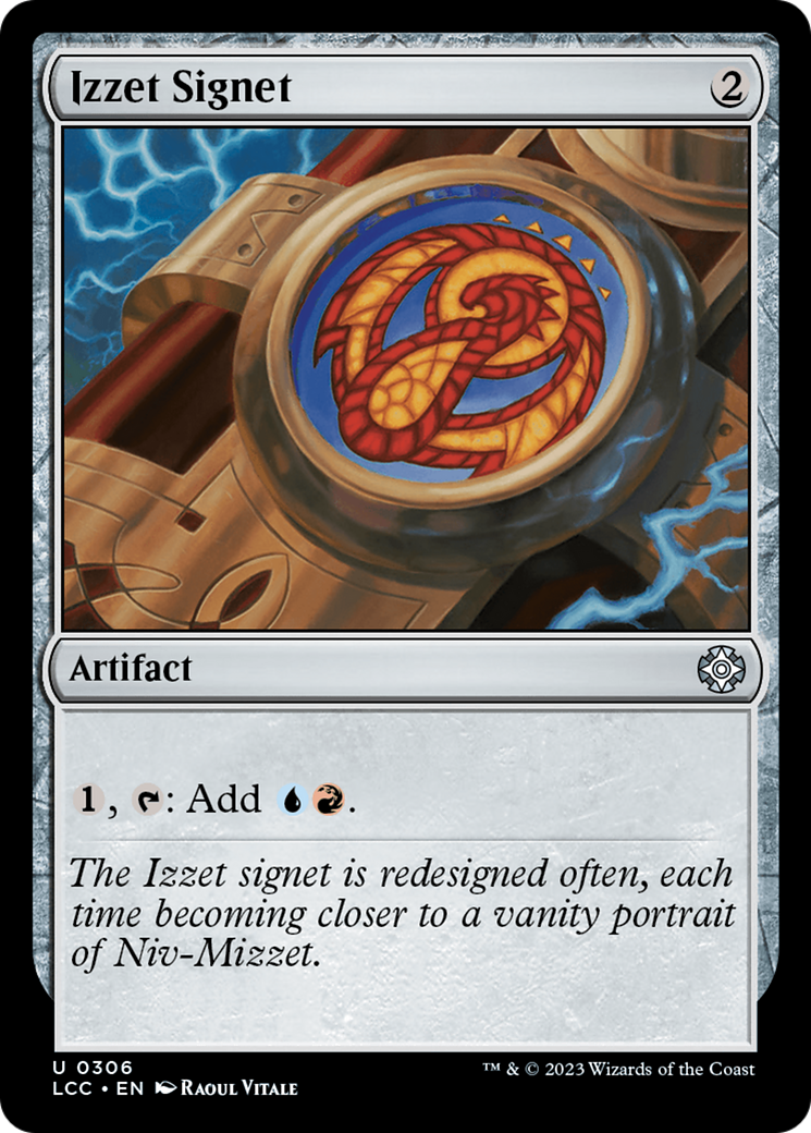 Izzet Signet [The Lost Caverns of Ixalan Commander] | Tacoma Games