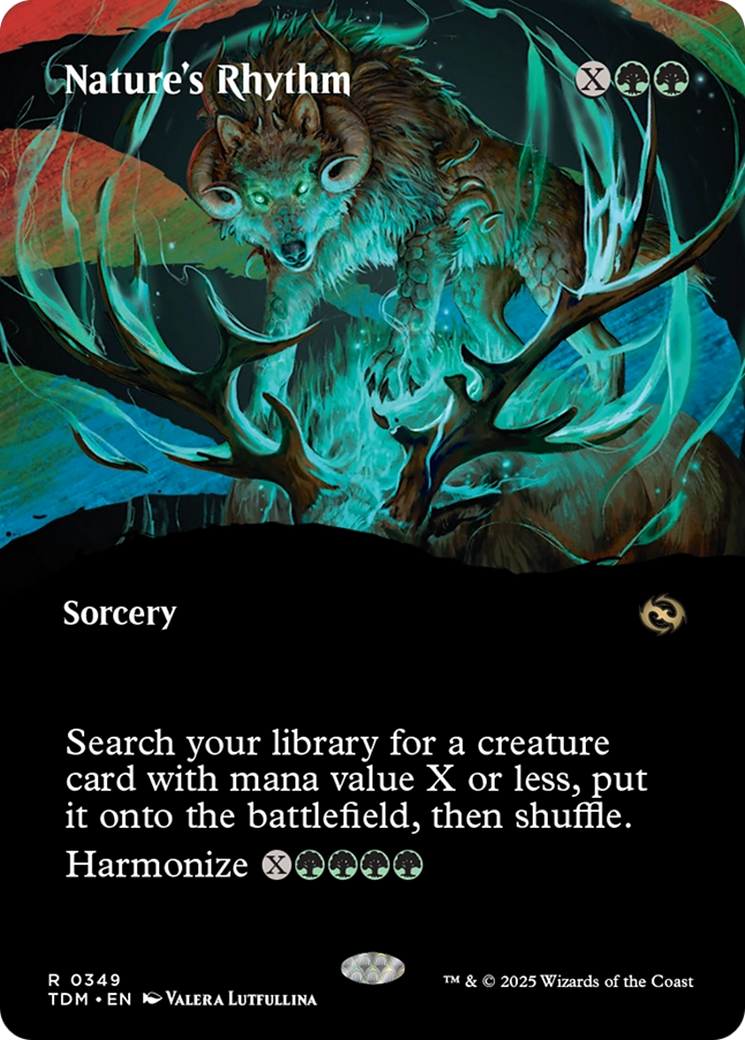 Nature's Rhythm (Borderless) [Tarkir: Dragonstorm] | Tacoma Games