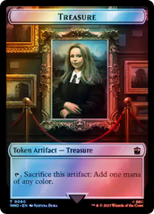 Soldier // Treasure (0060) Double-Sided Token (Surge Foil) [Doctor Who Tokens] | Tacoma Games