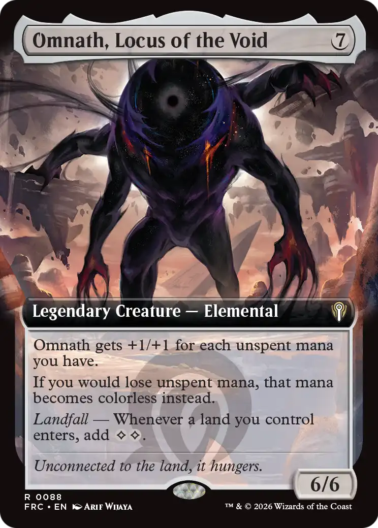 Omnath, Locus of the Void (Extended Art) [Reality Fracture Commander] | Tacoma Games