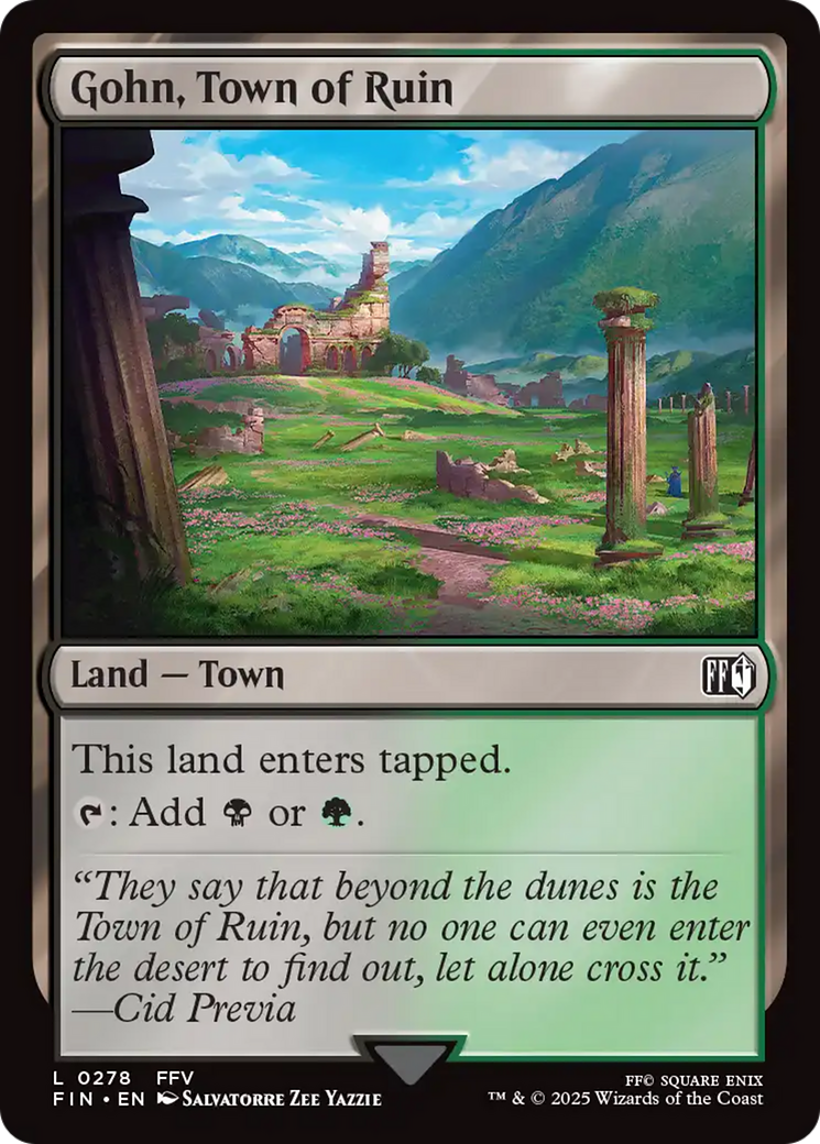 Gohn, Town of Ruin [FINAL FANTASY] | Tacoma Games