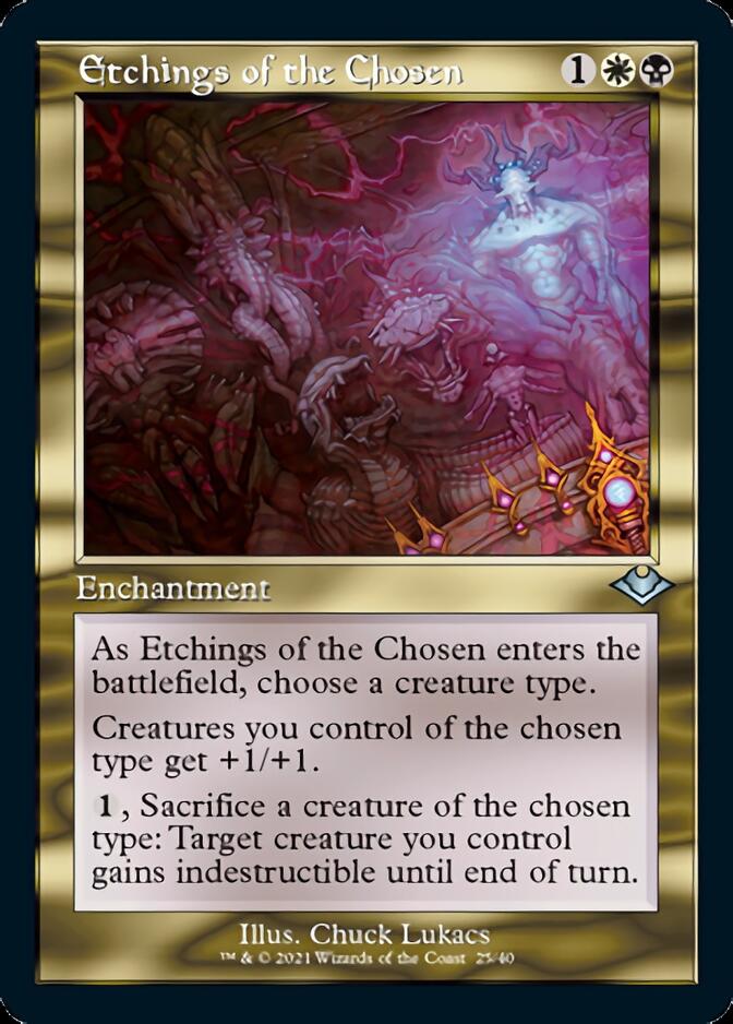 Etchings of the Chosen (Retro Foil Etched) [Modern Horizons] | Tacoma Games