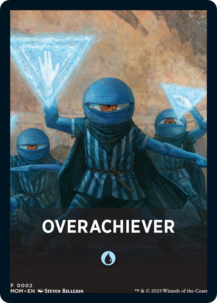 Overachiever Theme Card [March of the Machine Tokens] | Tacoma Games