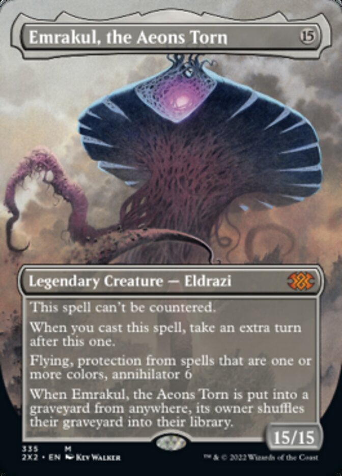 Emrakul, the Aeons Torn (Borderless Alternate Art) [Double Masters 2022] | Tacoma Games