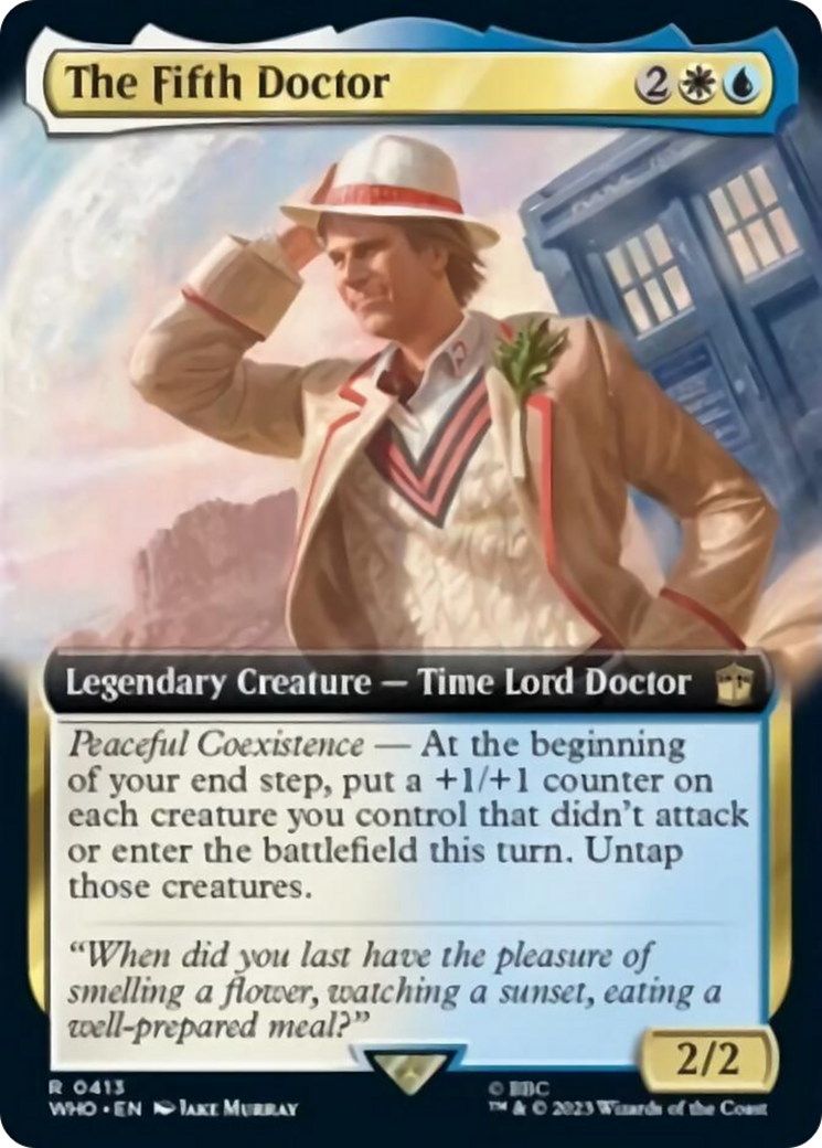 The Fifth Doctor (Extended Art) [Doctor Who] | Tacoma Games