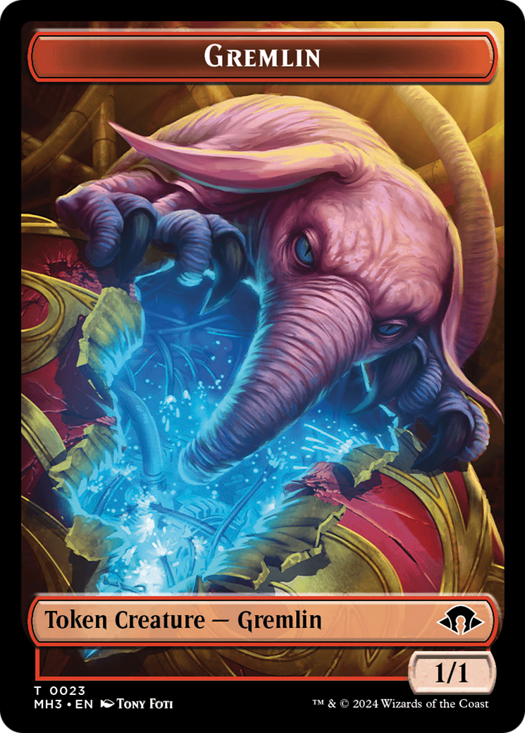 Gremlin Token [Modern Horizons 3 Tokens] | Tacoma Games