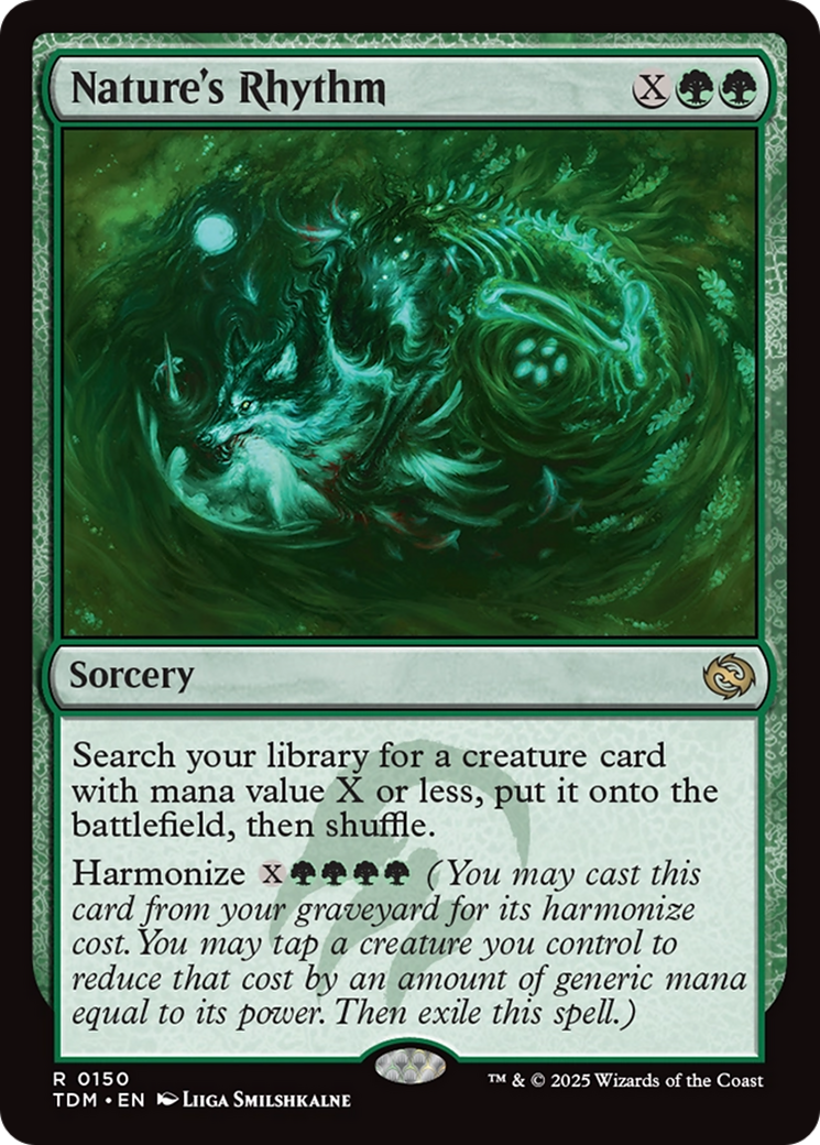 Nature's Rhythm [Tarkir: Dragonstorm] | Tacoma Games