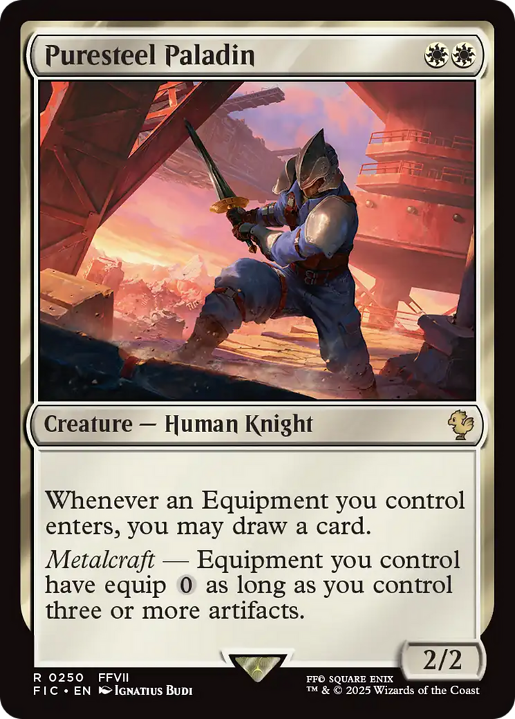 Puresteel Paladin [FINAL FANTASY Commander] | Tacoma Games