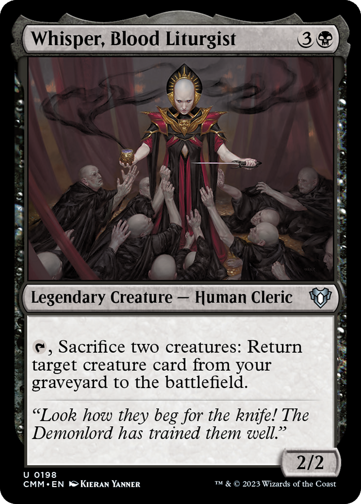 Whisper, Blood Liturgist [Commander Masters] | Tacoma Games