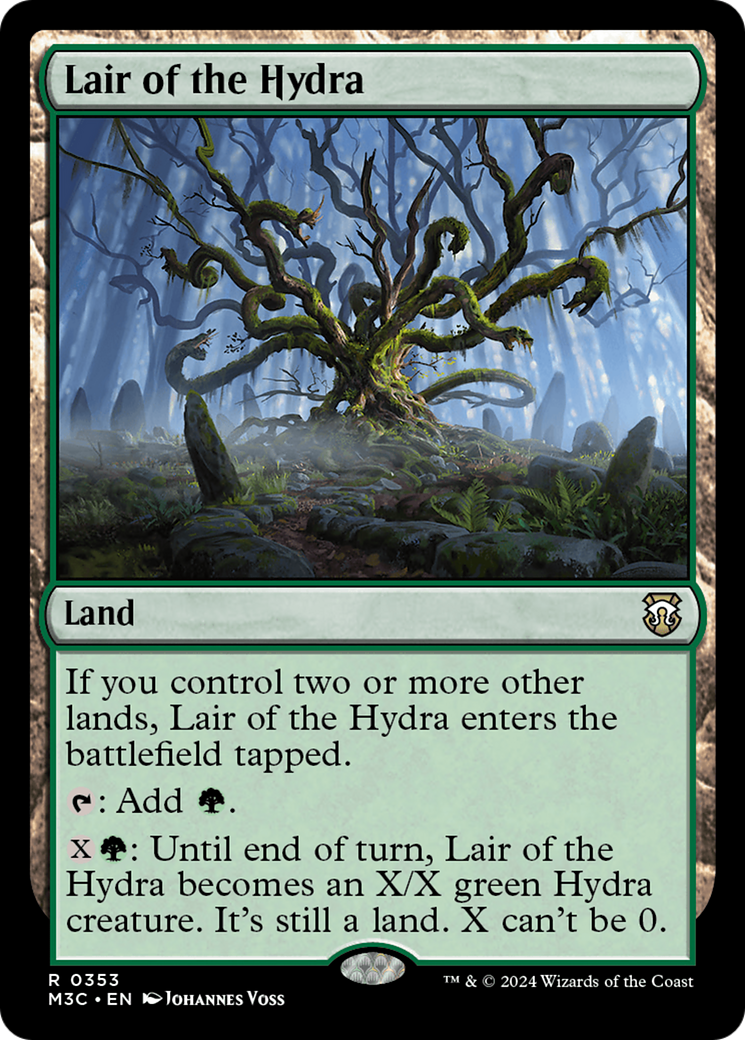 Lair of the Hydra (Ripple Foil) [Modern Horizons 3 Commander] | Tacoma Games