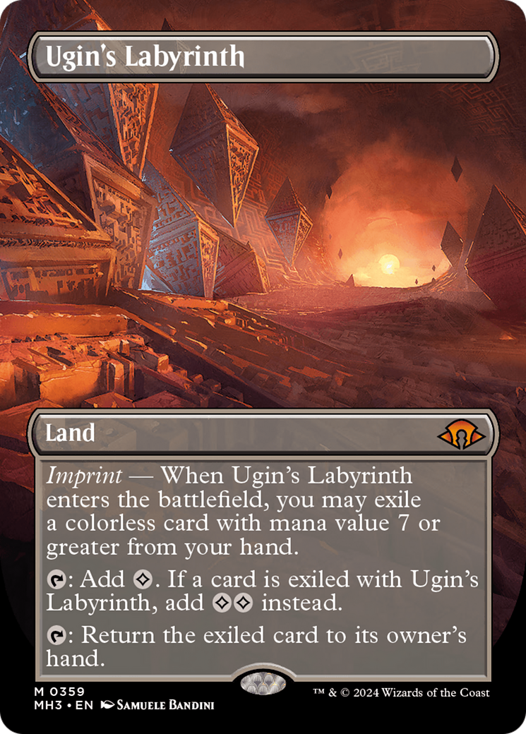 Ugin's Labyrinth (Borderless) [Modern Horizons 3] | Tacoma Games