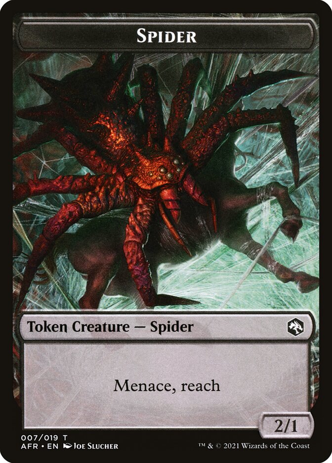 Spider Token [Dungeons & Dragons: Adventures in the Forgotten Realms Tokens] | Tacoma Games