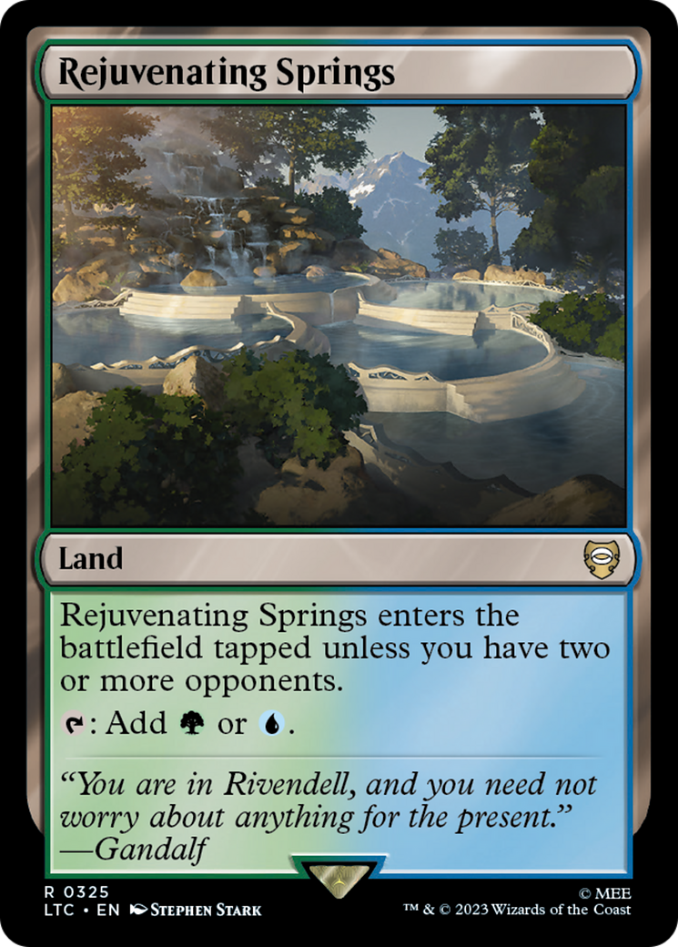 Rejuvenating Springs [The Lord of the Rings: Tales of Middle-Earth Commander] | Tacoma Games