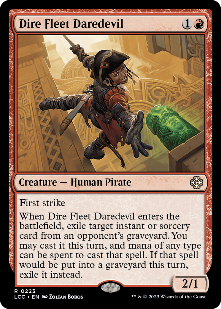 Dire Fleet Daredevil [The Lost Caverns of Ixalan Commander] | Tacoma Games