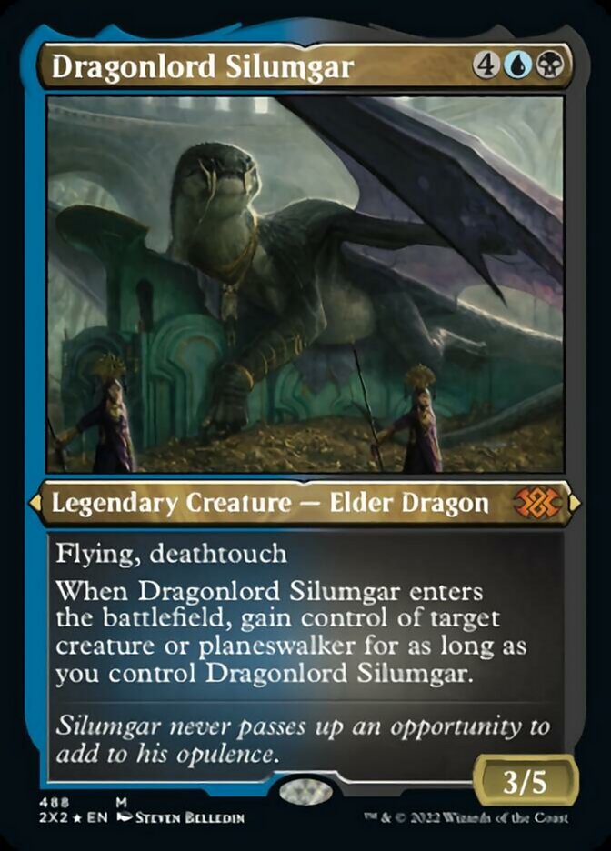 Dragonlord Silumgar (Foil Etched) [Double Masters 2022] | Tacoma Games