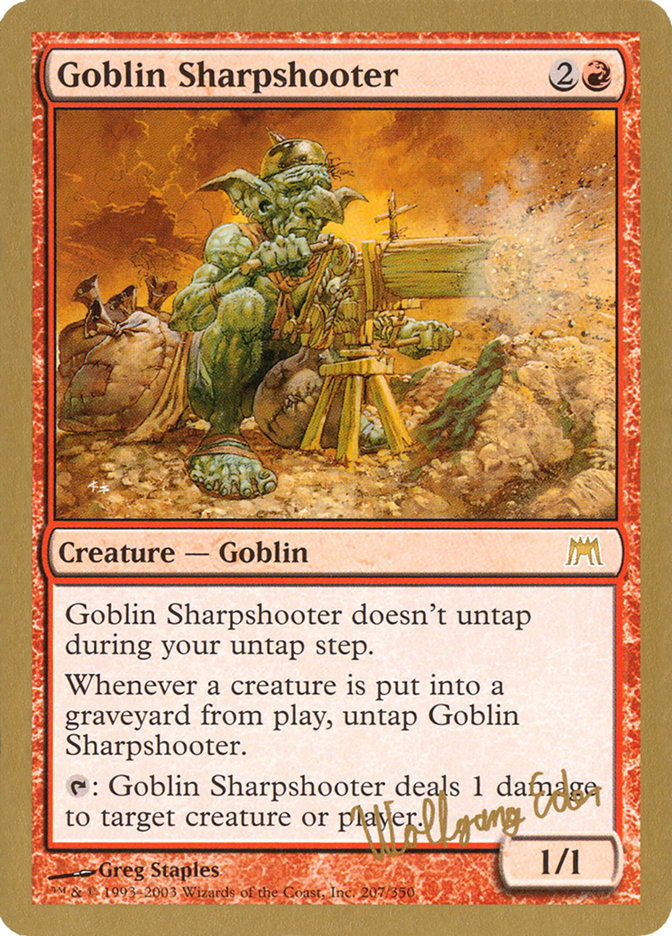 Goblin Sharpshooter (Wolfgang Eder) [World Championship Decks 2003] | Tacoma Games