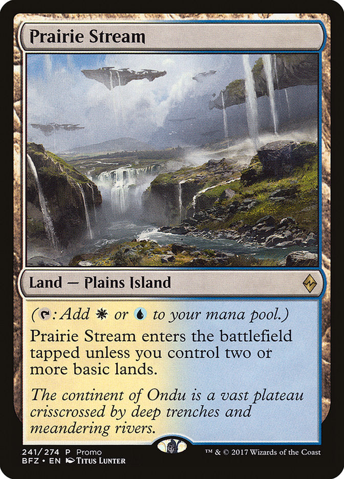 Prairie Stream (Promo) [Standard Showdown Promos] | Tacoma Games