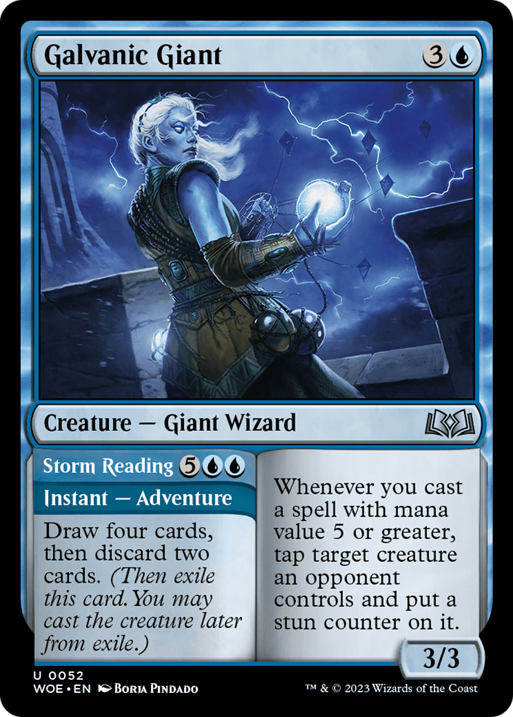 Galvanic Giant // Storm Reading [Wilds of Eldraine] | Tacoma Games