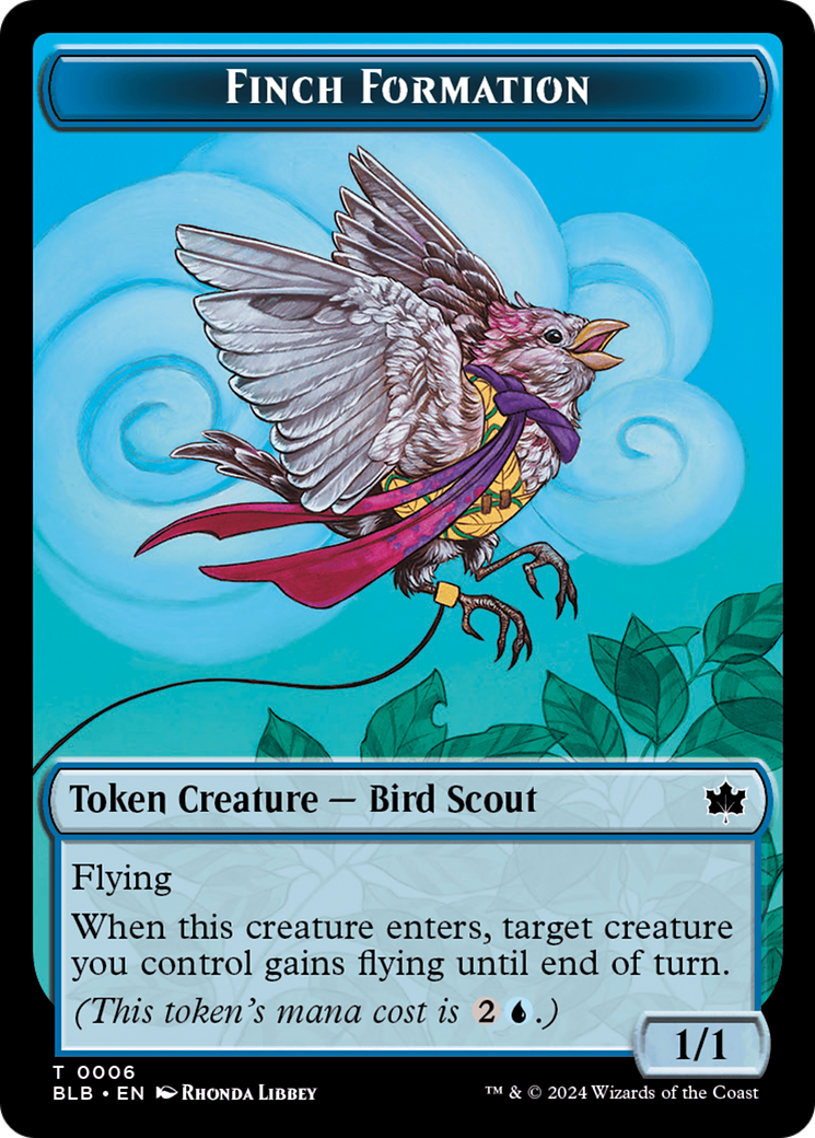 Finch Formation Token [Bloomburrow Tokens] | Tacoma Games