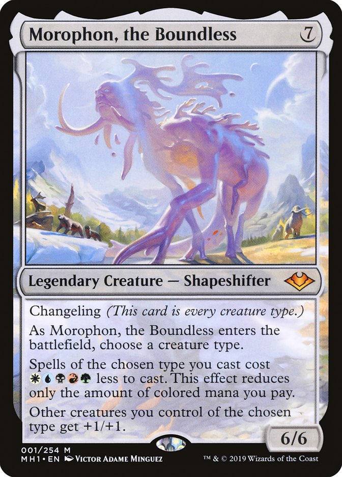 Morophon, the Boundless [Modern Horizons] | Tacoma Games