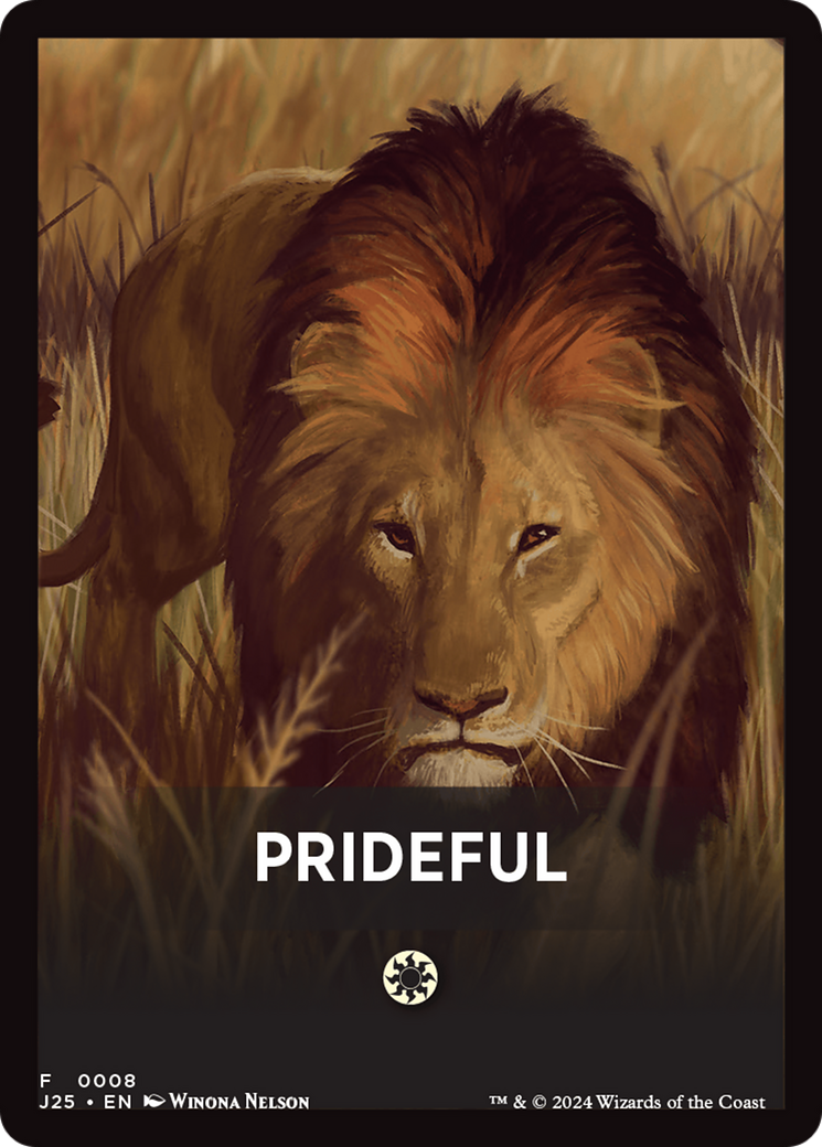 Prideful Theme Card [Foundations Jumpstart Front Cards] | Tacoma Games