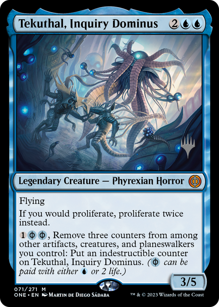 Tekuthal, Inquiry Dominus (Promo Pack) [Phyrexia: All Will Be One Promos] | Tacoma Games