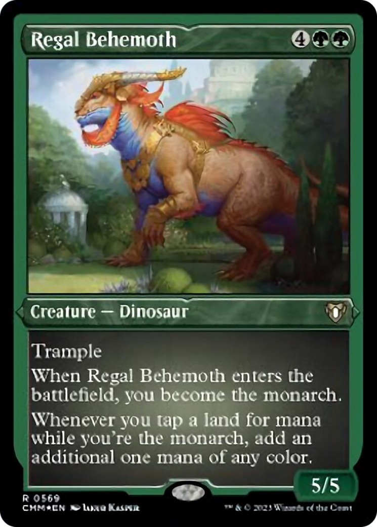 Regal Behemoth (Foil Etched) [Commander Masters] | Tacoma Games