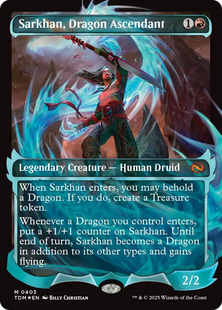 Sarkhan, Dragon Ascendant (0403) (Showcase) [Tarkir: Dragonstorm] | Tacoma Games