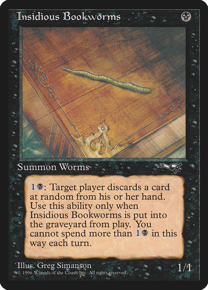 Insidious Bookworms (Single Worm) [Alliances] | Tacoma Games