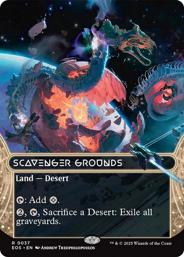 Scavenger Grounds (0037) (Borderless) [Edge of Eternities: Stellar Sights] | Tacoma Games