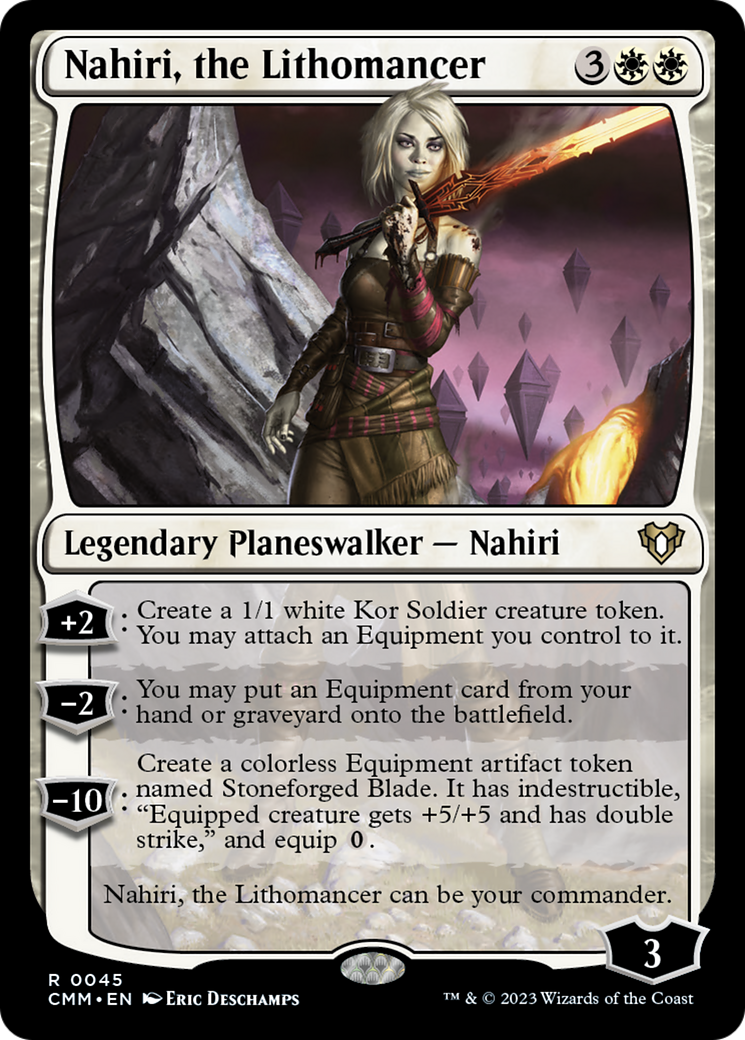 Nahiri, the Lithomancer [Commander Masters] | Tacoma Games