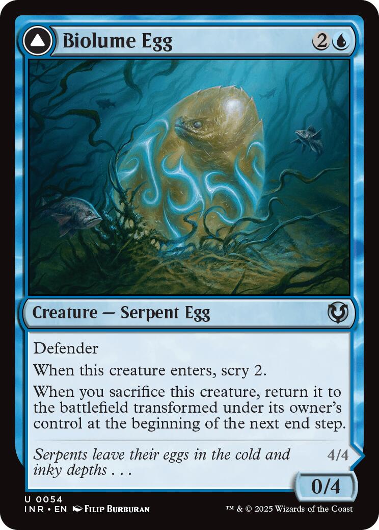 Biolume Egg // Biolume Serpent [Innistrad Remastered] | Tacoma Games