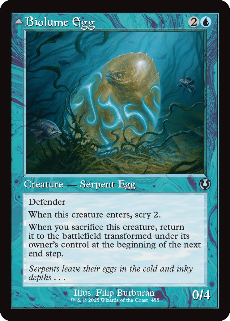 Biolume Egg // Biolume Serpent (Retro Frame) [Innistrad Remastered] | Tacoma Games