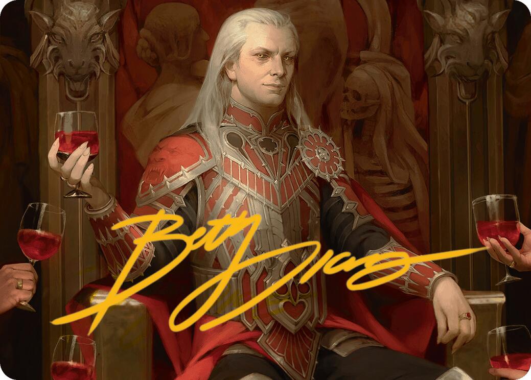 Edgar Markov Art Card (Gold-Stamped Signature) [Innistrad Remastered Art Series] | Tacoma Games