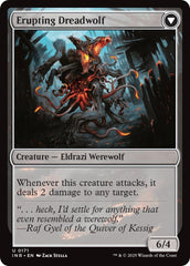 Smoldering Werewolf // Erupting Dreadwolf [Innistrad Remastered] | Tacoma Games