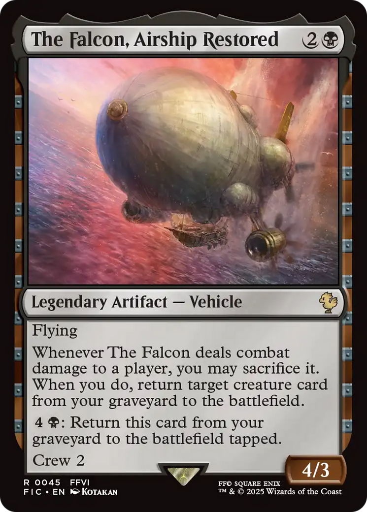 The Falcon, Airship Restored [FINAL FANTASY Commander] | Tacoma Games