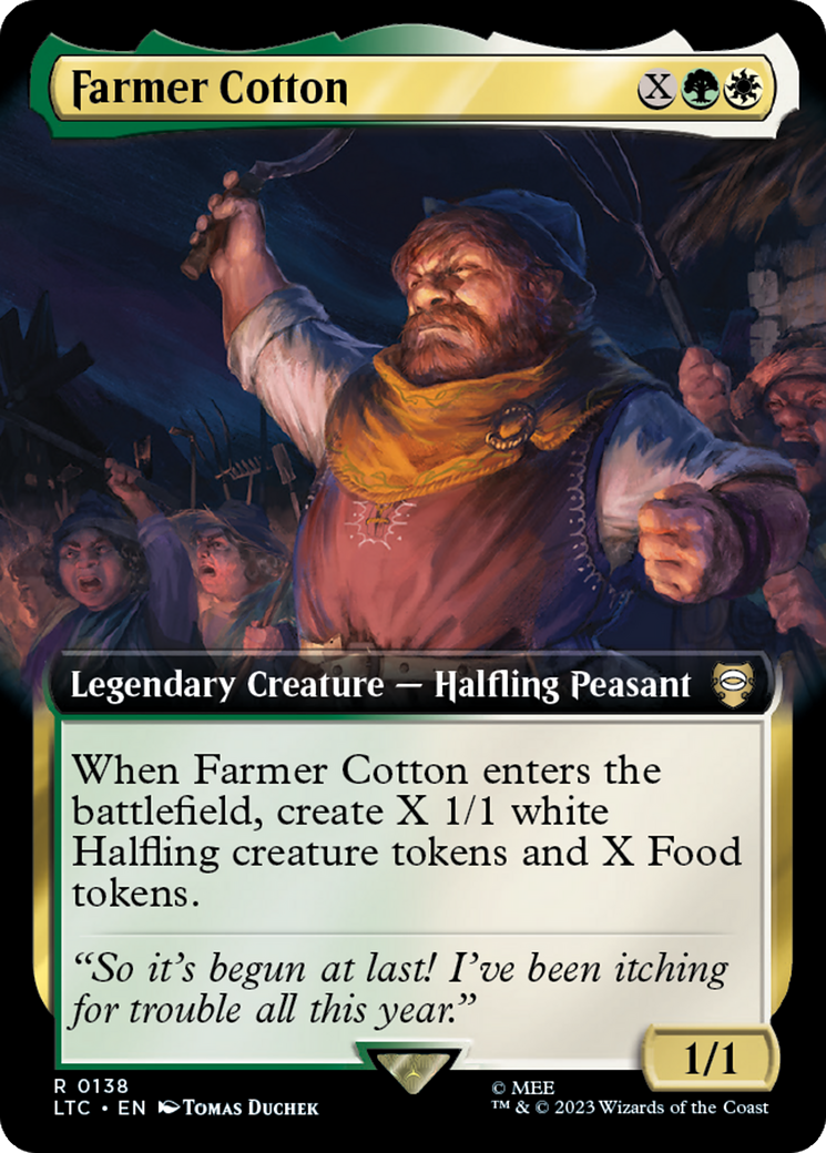 Farmer Cotton (Extended Art) [The Lord of the Rings: Tales of Middle-Earth Commander] | Tacoma Games