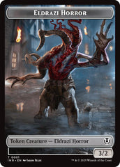 Eldrazi Horror // Human Soldier (0003) Double-Sided Token [Innistrad Remastered Tokens] | Tacoma Games