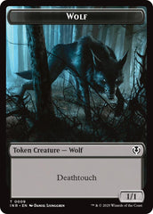 Wolf (0009) // Wolf (0018) Double-Sided Token [Innistrad Remastered Tokens] | Tacoma Games