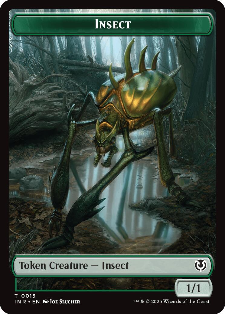 Insect // Spider Double-Sided Token [Innistrad Remastered Tokens] | Tacoma Games