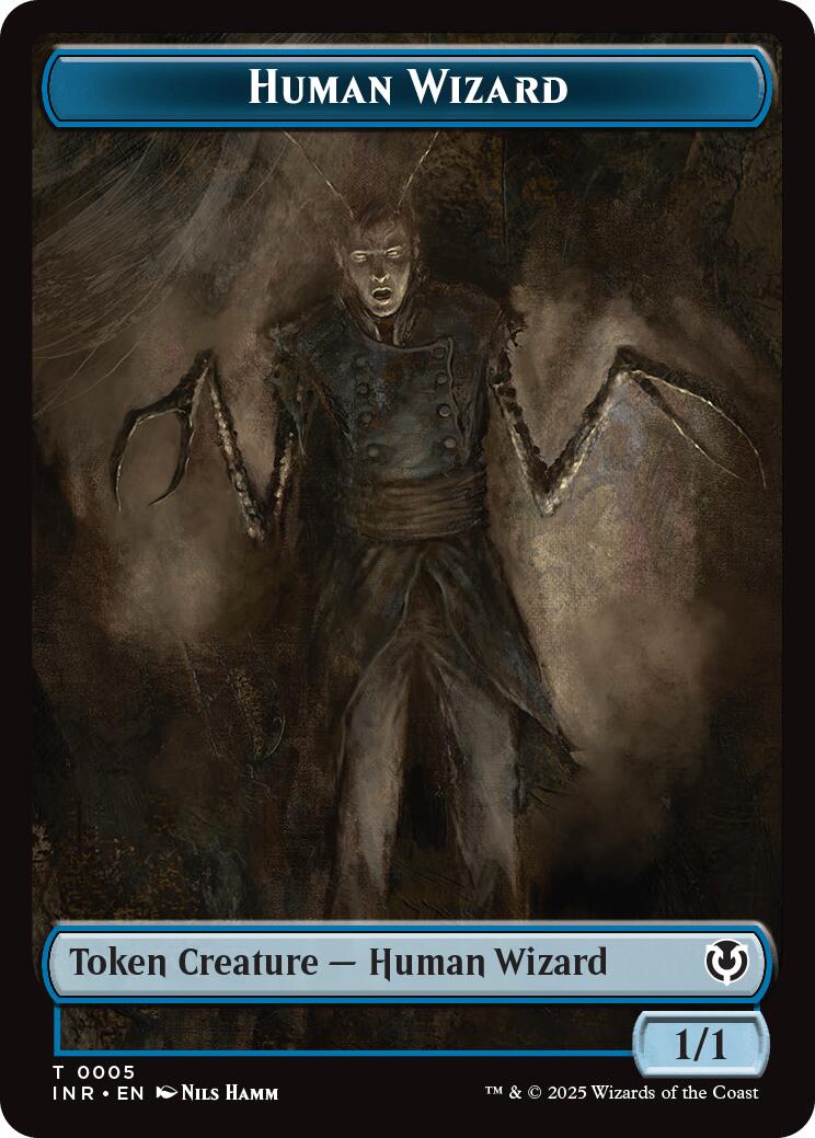 Human Wizard // Emblem - Jace, Unraveler of Secrets Double-Sided Token [Innistrad Remastered Tokens] | Tacoma Games