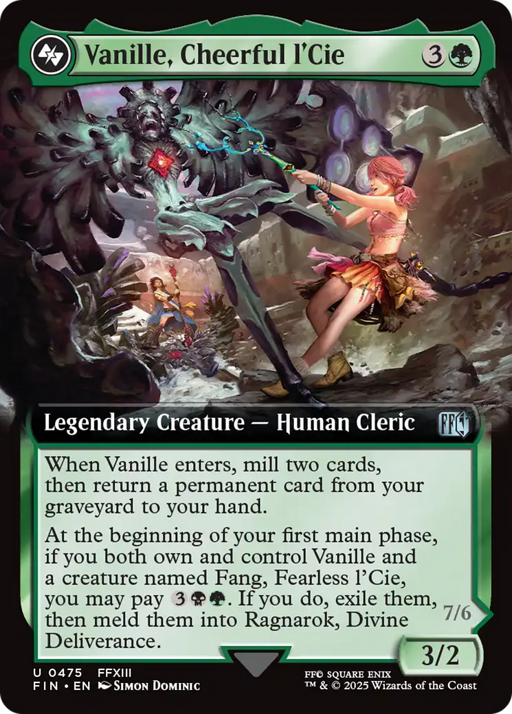 Vanille, Cheerful l'Cie // Ragnarok, Divine Deliverance (Extended Art) [FINAL FANTASY] | Tacoma Games