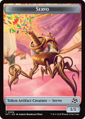 Servo // Thopter (0009) Double-Sided Token [Aetherdrift Tokens] | Tacoma Games