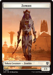 Champion of Wits // Zombie (0003) Double-Sided Token [Aetherdrift Tokens] | Tacoma Games