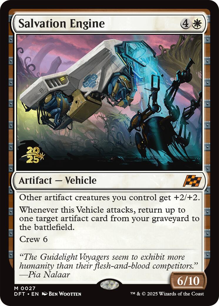 Salvation Engine [Aetherdrift Prerelease Promos] | Tacoma Games